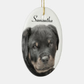 Rottweiler Keramisch Ornament (Rechts)