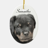 Rottweiler Keramisch Ornament (Voorkant)