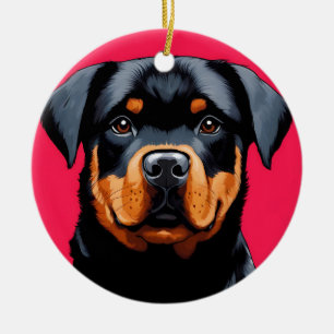 Rottweiler Keramisch Ornament