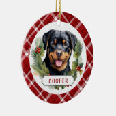 Rottweiler Keramische Cirkel Ornament (Rechts)