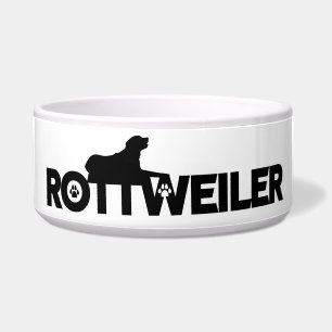 Rottweiler Keramische Hondenbak Voerbakje