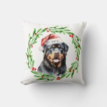 Rottweiler Kerst Gepersonaliseerde Monogram Naam