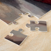 Rottweiler Kerst Haard Beschermer Legpuzzel (Zijkant)