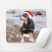 Rottweiler Kerst Pet Mousepad Muismat (Met muis)