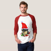 Rottweiler-kerst T-shirt (Voorkant volledig)
