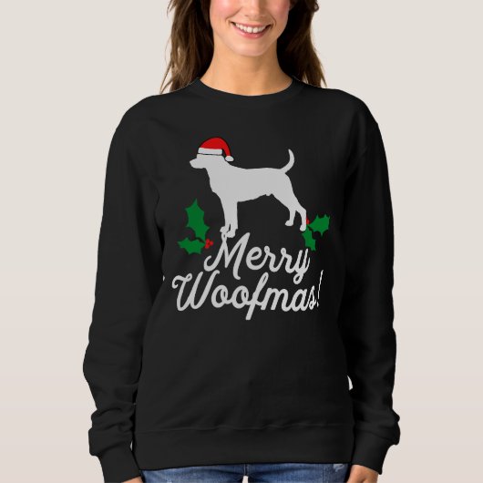 Rottweiler-kerst Trui (Voorkant)