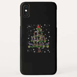 Rottweiler-kerstboom met vlieglicht Case-Mate iPhone case