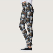 Rottweiler Kerstfeest Seizoen Leggings (Links)