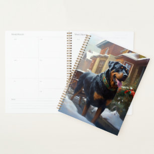 Rottweiler Kerstfeest Seizoen Planner