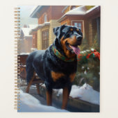 Rottweiler Kerstfeest Seizoen Planner (Voorkant)