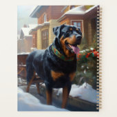 Rottweiler Kerstfeest Seizoen Planner (Achterkant)