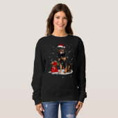 Rottweiler Kerstkerstkerstkerstkerstkerstkerstmis  Trui (Voorkant volledig)