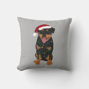 Rottweiler Kerstmis Kussen