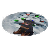 Rottweiler Kerstmis Snijplank (Hoek)