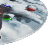 Rottweiler Kerstmis Snijplank (Hoek)