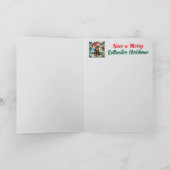 Rottweiler Kerstmis stoppen Feestdagen Kaart (Binnen)