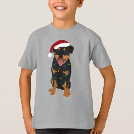 Rottweiler Kerstmis T-shirt