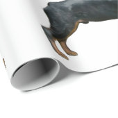 Rottweiler kerstpapier cadeaupapier (Rol Hoek)