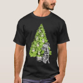 Rottweiler Kerstscène met Kerstboom en T-shirt (Voorkant)