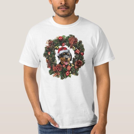 Rottweiler-kerstShirt T-shirt (Voorkant)