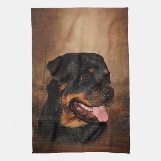 Rottweiler Kitchen Towel Theedoek (Verticaal)