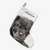 Rottweiler Kleine Kerstsok (Voorkant (Hangend))