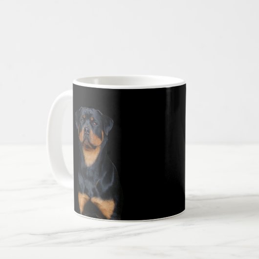 Rottweiler   koffiemok (Voorkant links)