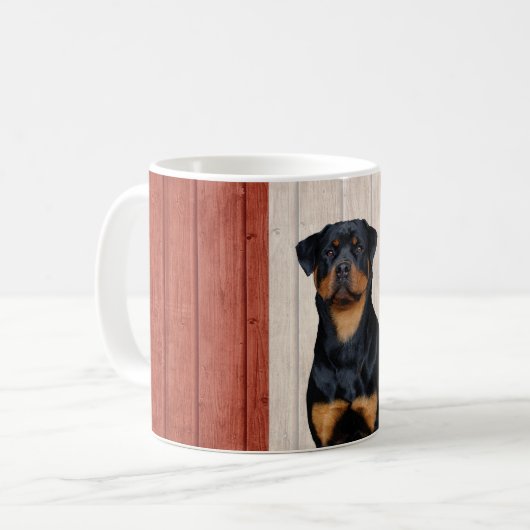Rottweiler koffiemok (Voorkant links)