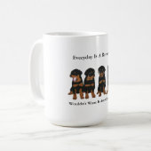 Rottweiler Koffiemok (Voorkant links)