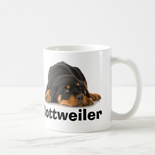 Rottweiler Koffiemok (Rechts)