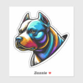 Rottweiler Kopf Sticker (Vel)