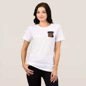 Rottweiler Kopportret Tri-Blend Shirt (Voorkant volledig)