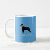 Rottweiler krijgt snel een goed ontwerp koffiemok (Links)