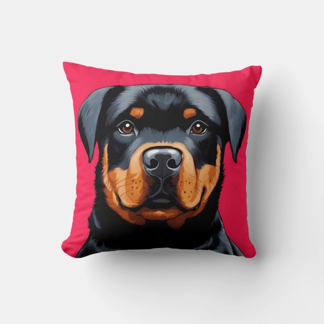 Rottweiler Kussen (Voorkant)
