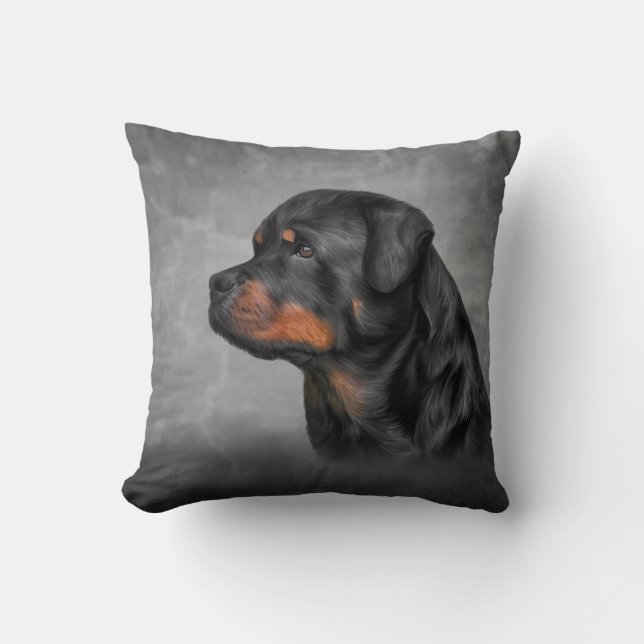 Rottweiler Kussen (Voorkant)