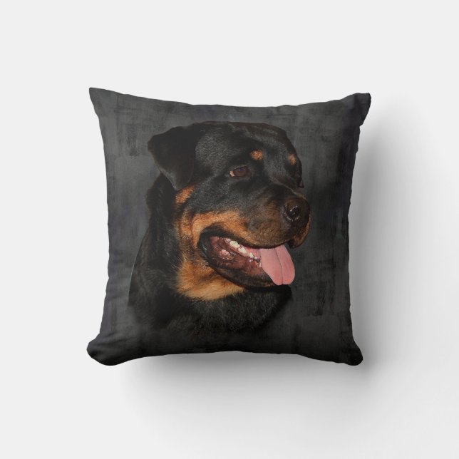 Rottweiler-Kussens Kussen (Voorkant)