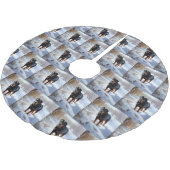 Rottweiler Laat het sneeuwen Kerstmis Kerstboom Rok (Gekanteld)