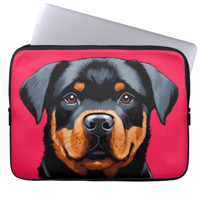 Rottweiler Laptop Sleeve (Voorkant)