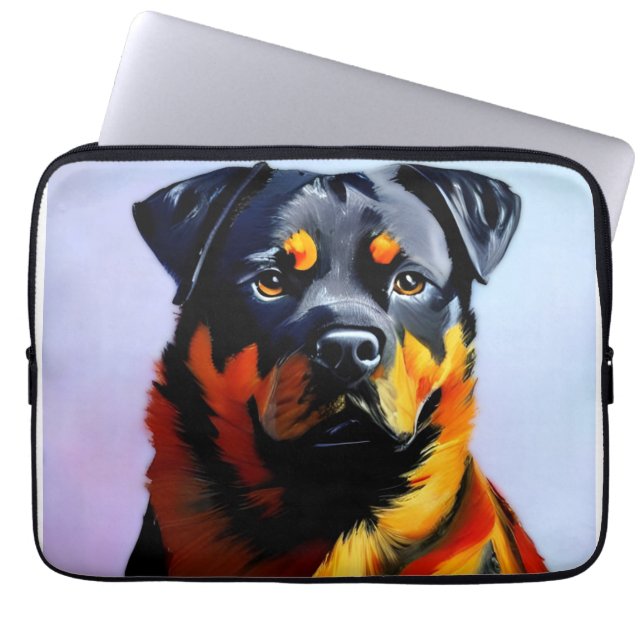 Rottweiler Laptop Sleeve (Voorkant)