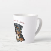 Rottweiler Latte Mok (Rechterhoek)