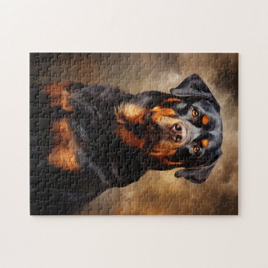 Rottweiler Legpuzzel (Horizontaal)