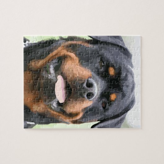 rottweiler legpuzzel (Horizontaal)