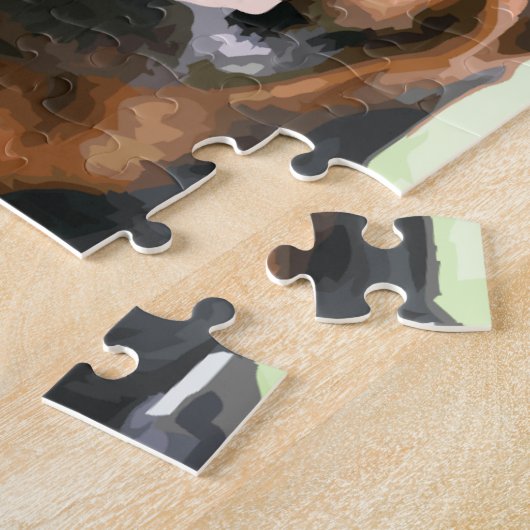 rottweiler legpuzzel (Zijkant)