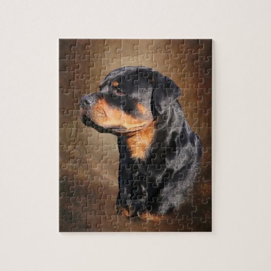 Rottweiler Legpuzzel (Verticaal)