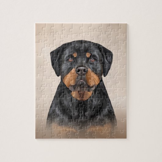 Rottweiler Legpuzzel (Verticaal)