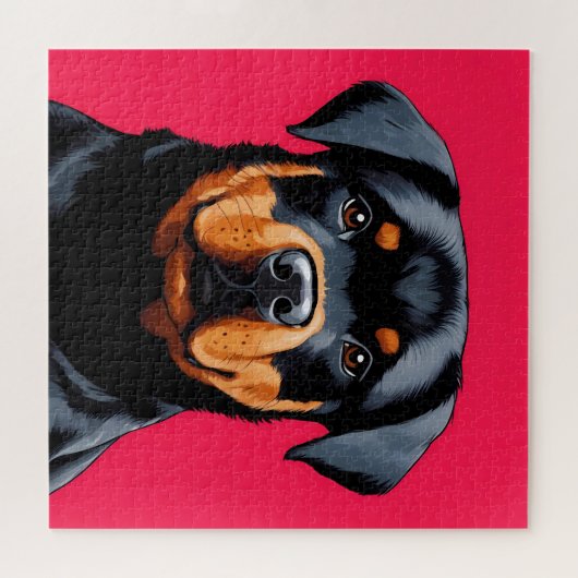 Rottweiler Legpuzzel (Horizontaal)
