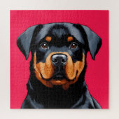 Rottweiler Legpuzzel (Verticaal)