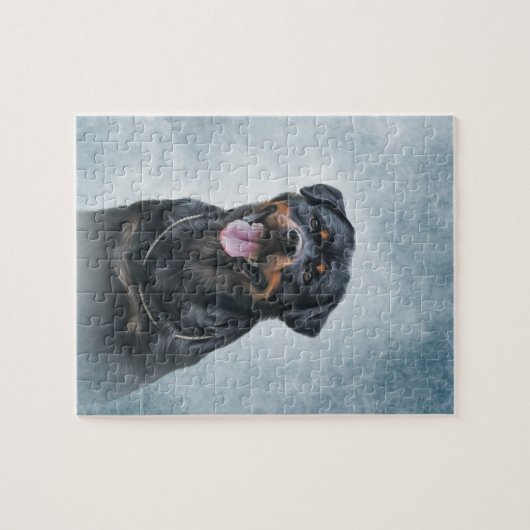 Rottweiler Legpuzzel (Horizontaal)