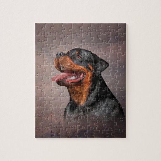 Rottweiler Legpuzzel (Verticaal)