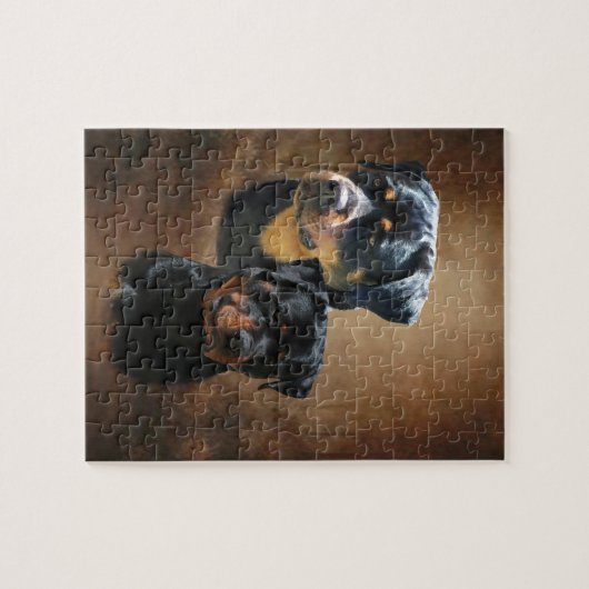 Rottweiler Legpuzzel (Horizontaal)